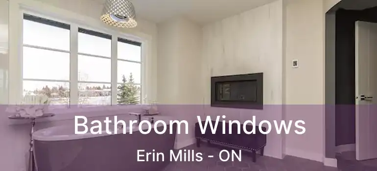  Bathroom Windows Erin Mills - ON