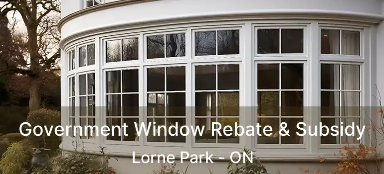  Government Window Rebate & Subsidy Lorne Park - ON