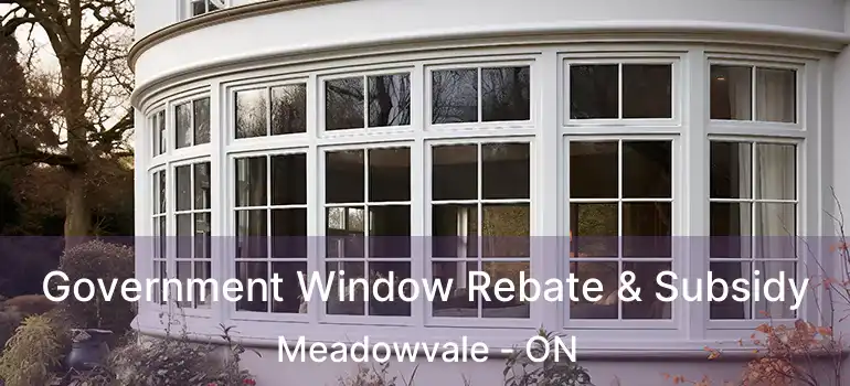  Government Window Rebate & Subsidy Meadowvale - ON