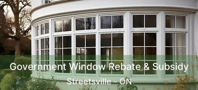  Government Window Rebate & Subsidy Streetsville - ON