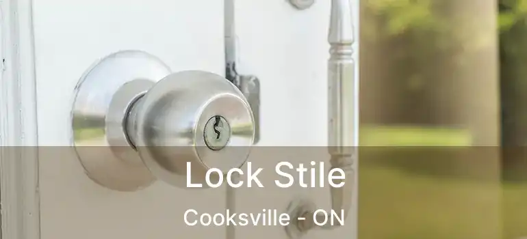  Lock Stile Cooksville - ON