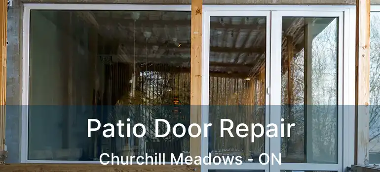  Patio Door Repair Churchill Meadows - ON