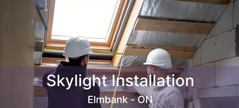  Skylight Installation Elmbank - ON