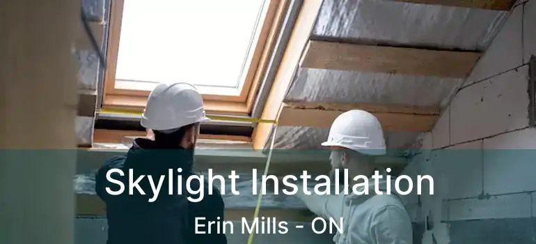  Skylight Installation Erin Mills - ON