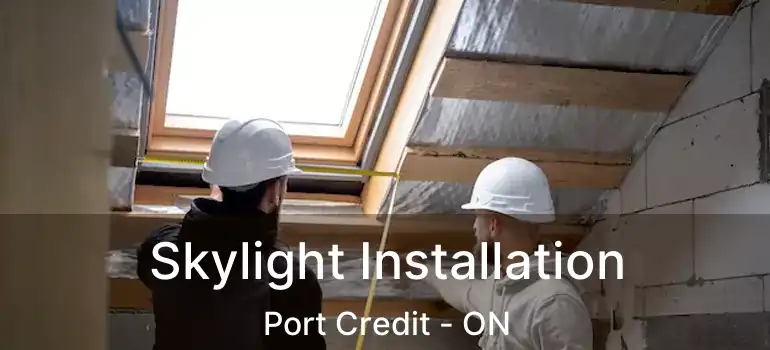  Skylight Installation Port Credit - ON