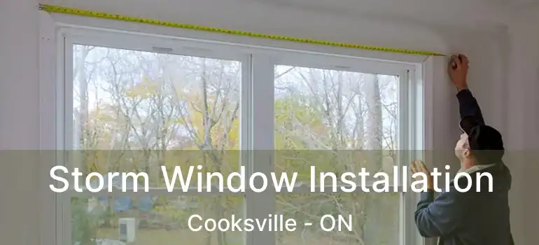  Storm Window Installation Cooksville - ON