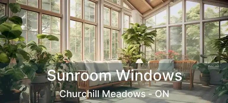  Sunroom Windows Churchill Meadows - ON