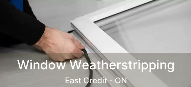  Window Weatherstripping East Credit - ON